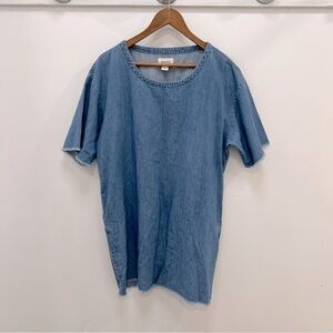 👗𝅺monki Short-Sleeve Denim Dress